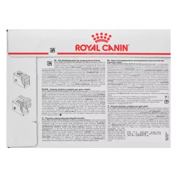 Nassfutter für Katzen Royal Canin Gastrointestinal Moderate Calorie 12 x 85 g Beutel, ausgewachsene Katzen, Fleischgeschmack, 82,2 % Feuchtigkeit