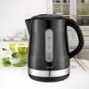 Wasserkocher Maestro 1,7 L 2200 W Schwarz — Kunststoffgehäuse, Tastendeckel, ergonomischer Griff