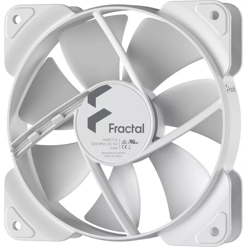 Fractal Design Aspect 12 120mm Gehäuselüfter Weiß