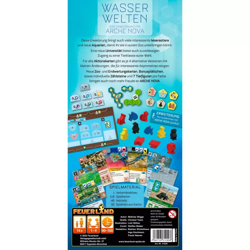 Arche Nova: Water Worlds, Brettspiel-Erweiterung