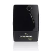 Unterbrechungsfreie Stromversorgung TECNOWARE Era Plus 1600 — Line-Interactive USV 1,6 kVA / 1120 W, 2 AC-Ausgänge, USB Typ-B, schwarz