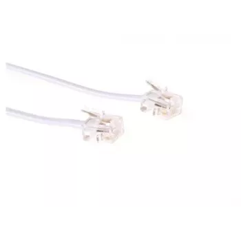 Telefonkabel Microconnect MPK181W RJ11 RJ11 1m Weiß