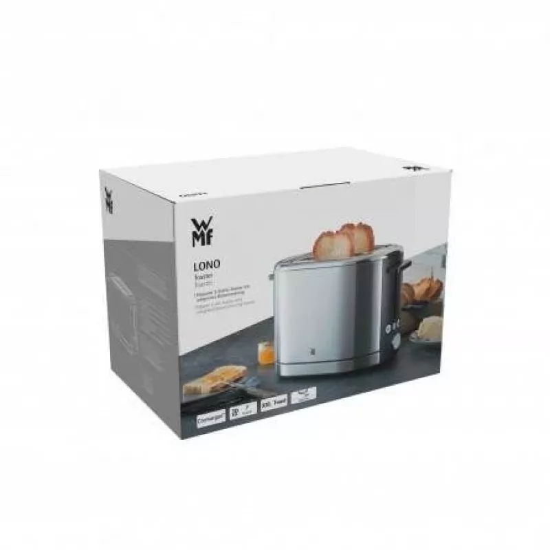 Toaster WMF Bueno Pro 6 — 2-Scheiben, 870 W, Silber/Schwarz