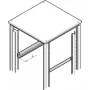 SCHROFF Gleitschiene 25 kg - Gleitschienenset 800T 10 Stück (21127198)