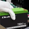 Qoltec 53076 AGM-Batterie | 12V | 7Ah | Sicherheit