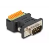 DeLOCK D-Sub 9 Stecker auf Klemmleistenadapter mit Druckknopf