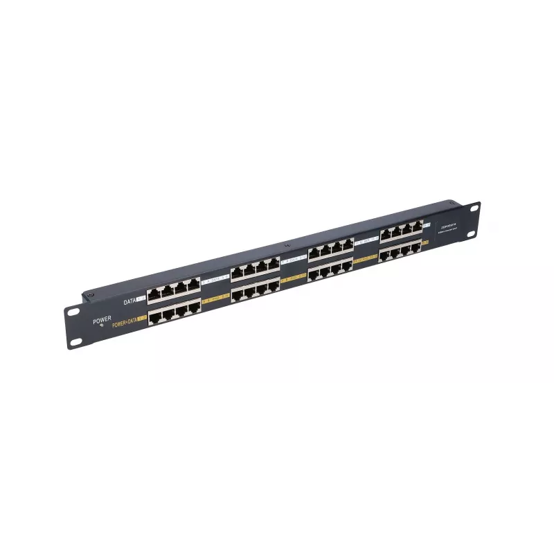 Extralink PoE-Injektor 16 Port 16x 100Mb/s RJ45, Rackmount