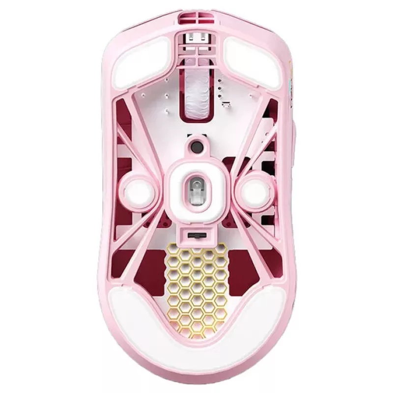 Maus Lamzu MAYA X 8K Wireless Gaming Maus Hellrosa USB