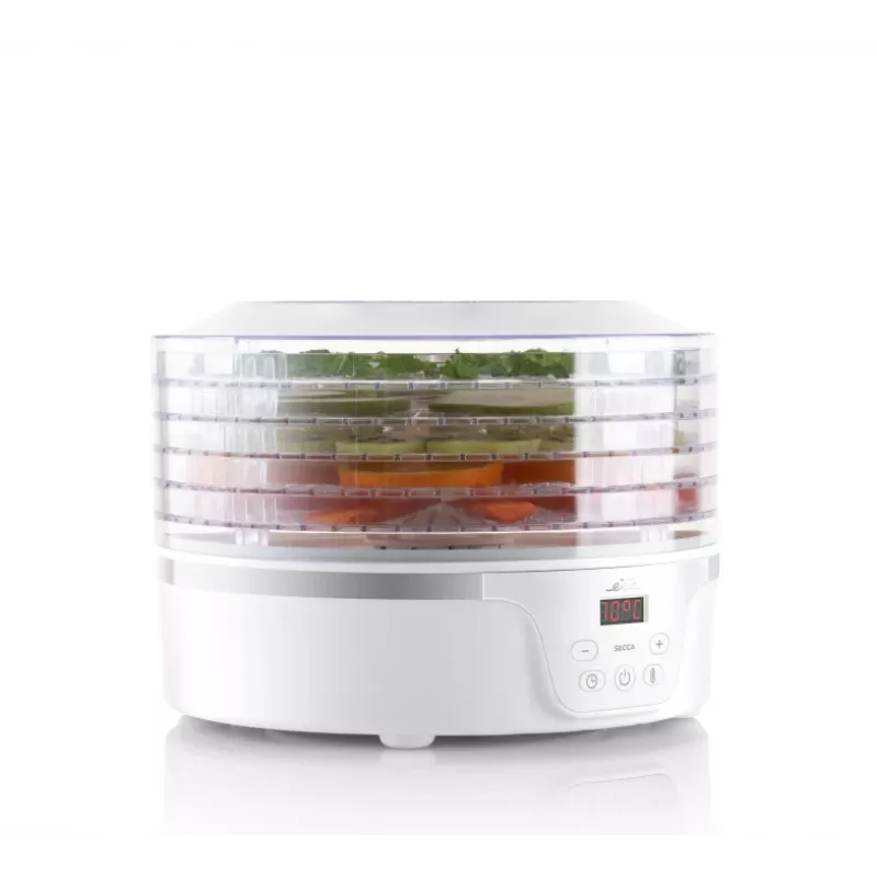 Dörrautomat ETA Eta SECCA Transparent Weiß 380 W, LED-Anzeige, 24-Stunden-Timer, 300×300×220 mm