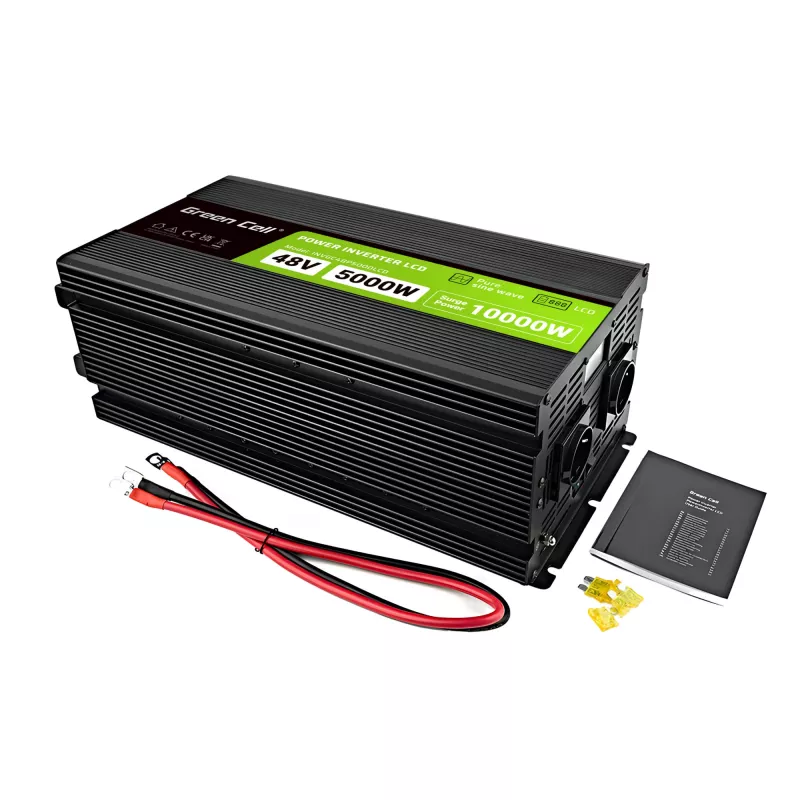 LCD-Wandler 48V 5000W/10000W reiner Sinus mit Anzeige