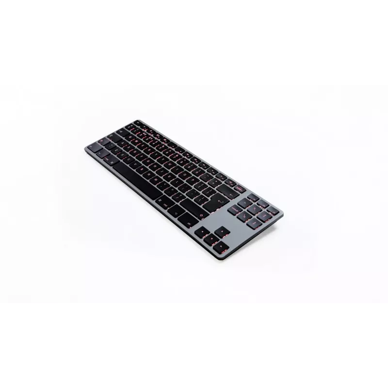 Tastatur Aluminium Mac Tenkeyless RGB Space Gray