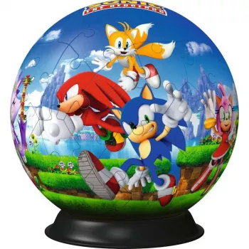 3D Puzzle-Ball Ravensburger Sonic the Hedgehog, 72 Teile, Modell 11592