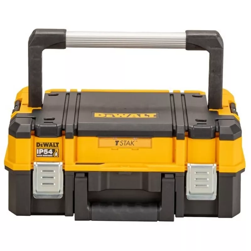 Werkzeug-Aufbewahrungskoffer DeWalt DWST83344-1, wasserdicht, gelb, 440×183×332 mm, 2 Griffe, abschließbar