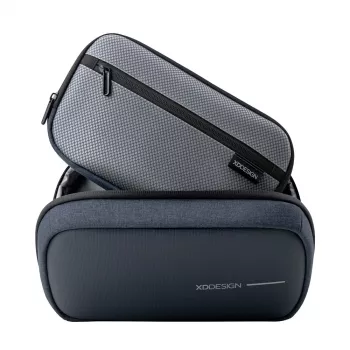 Kulturbeutel XDDESIGN First-Class All-in-One Travel Organiser P706.3425, Granatrot, Reißverschluss, 380 g, 17×27,5 cm Außenkarton