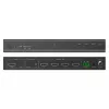 Video Wall Controller DIGITUS DS-55358 – 4 Displays, bis zu 4K (3840×2160) @30Hz, DisplayPort 1.2a, Metallgehäuse, Tastensteuerung