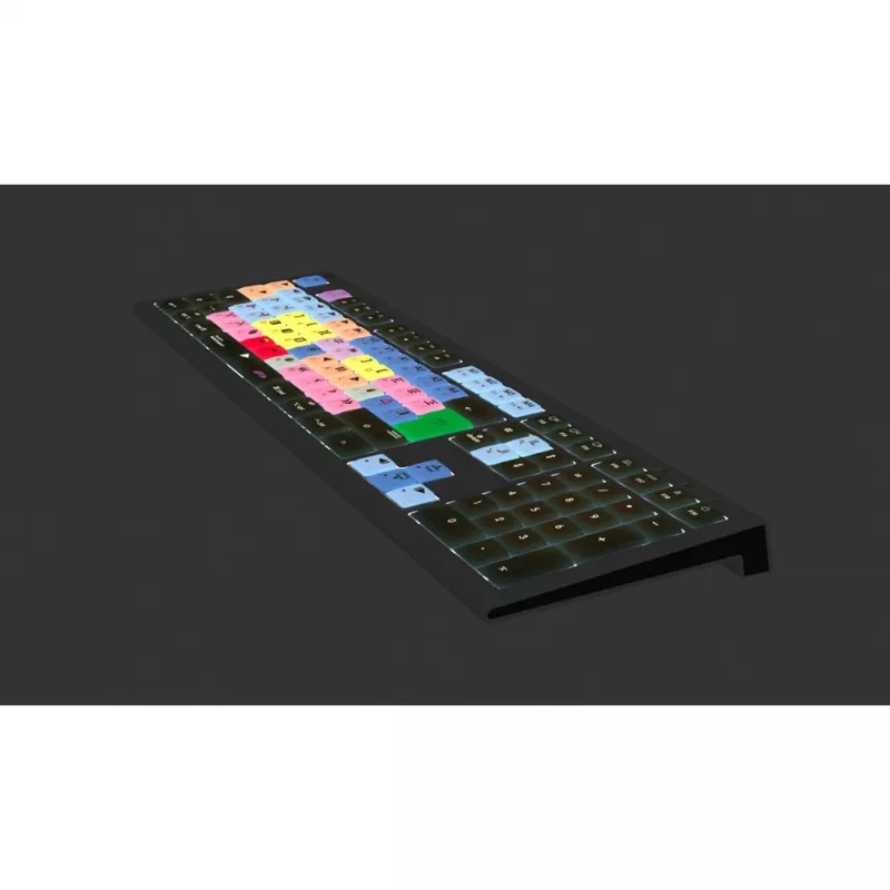 Logickeyboard LKB-MCOM4-A2M-UK Tastatur USB QWERTY Englisch Schwarz (LKB-MCOM4-A2M-UK)