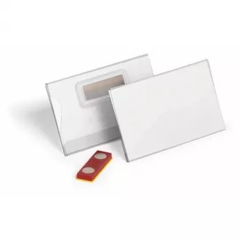 Namensschildhalter Durable 824419 Kunststoff Querformat 9x5,4 cm