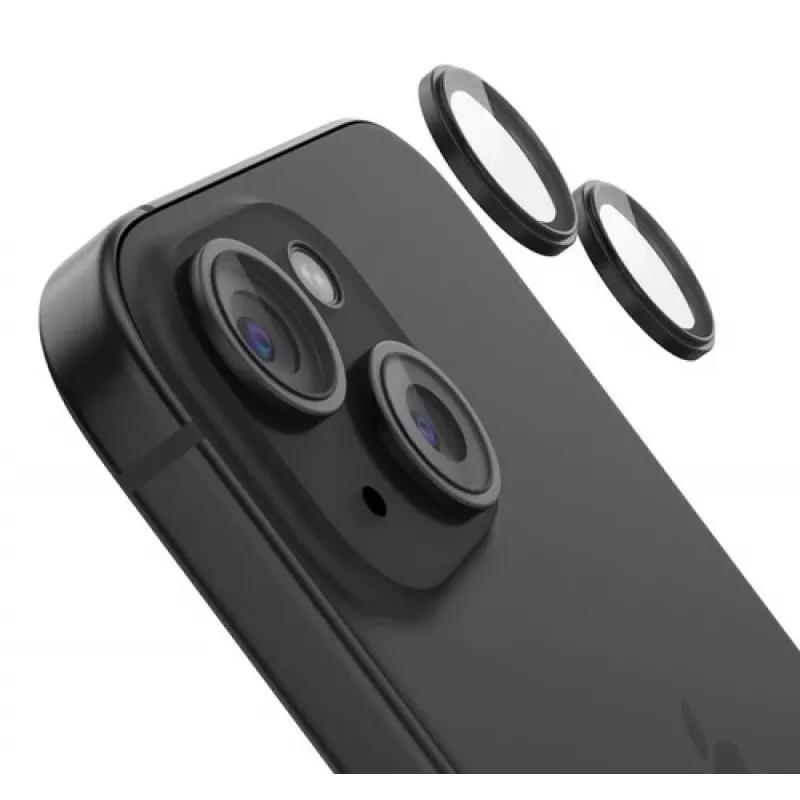 Kameraglas-Schutzfolie aus gehärtetem Glas, Belkin OVA179HQBK, für iPhone 15 und iPhone 15 Plus – 2er-Pack