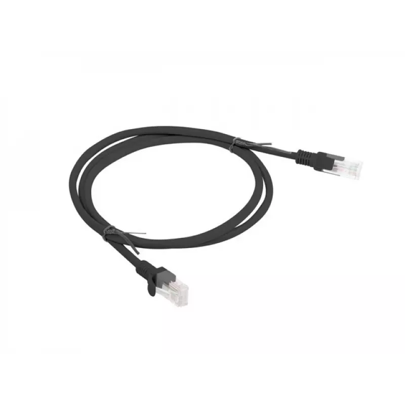Netzwerkkabel LANBERG PCU6-10CC-0100-BK RJ-45 Cat6 1 m Schwarz U/UTP