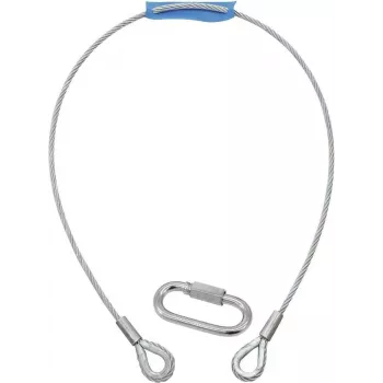 EUROLITE Safety Cable B 6x1000mm to 35kg Silver (58010331)