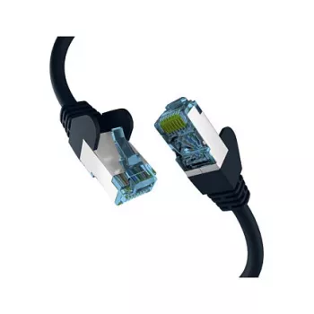 EFB-Elektronik RJ45-Patchkabel mit Cat.7-Rohkabel Rohkabel schwarz 5m S/FTP PIMF Netzwerkkabel LAN DSL Hersteller: EFB Elektronik (EC020200154)