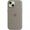 Silikonhülle mit MagSafe für iPhone 15 – Clay