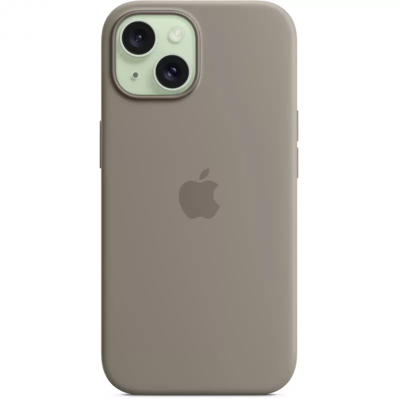 Silikonhülle mit MagSafe für iPhone 15 – Clay