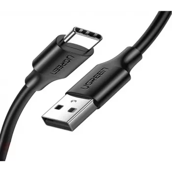 USB-A-auf-USB-C-Kabel UGREEN US287, 0,25 m, 3 A, 480 Mbit/s, schwarz