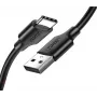 USB-A-auf-USB-C-Kabel UGREEN US287, 0,25 m, 3 A, 480 Mbit/s, schwarz