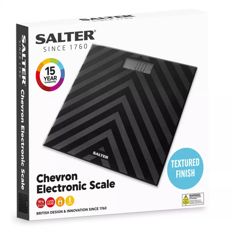 Badezimmerwaage Salter SA00287 BACFEU16 Chevron Two Tone