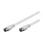 Wentronic Goobay SAT-Verbindungskabel, F-Quick, 100% geschirmt, Weiß, 2,5 m – F-Stecker (Quick) F-Stecker (Quick) (50748)