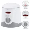 Clatronic FFR 2916 Single 1 L Standgerät 900 W Fritteuse Grau, Weiß