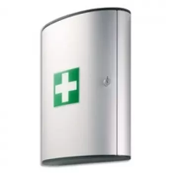 Durable 197323 Erste-Hilfe-Kasten L, Aluminium, silber