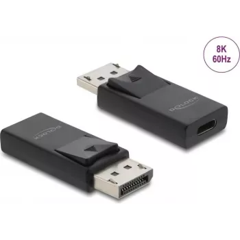 DELOCK USB-Typ-C-auf-DisplayPort-Adapter 8K mit HDR- und HDCP-Unterstützung