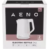AENO Wasserkocher EK2: 1850-2200W, 1,5L, Strix, Doppelwandig, Nicht heizender Körper, Automatische Abschaltung, Trockengehschutz