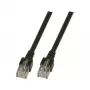 EFB-Elektronik RJ45 Patchkabel Cat.5e SF/UTP PVC CCA schwarz 0,5m Hersteller: EFB Elektronik (K5456.0,5)