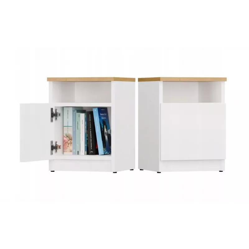 GALAX 30/1D weiß/ARTISAN Nachttisch
