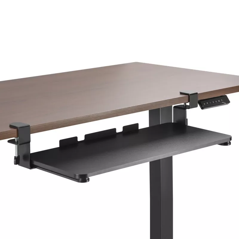 Maclean MC-839 Tastatur-Schublade | Untertisch-Schublade für Tastatur und Maus | Klemmbare Tastaturablage | Ergonomische Arbeitsplatzlösung