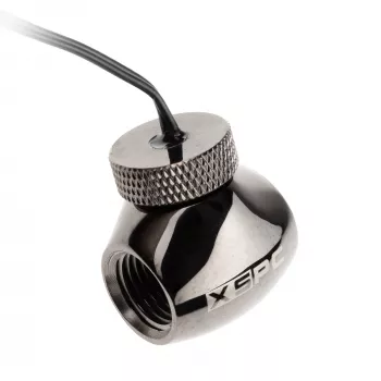 Temperatursensor XSPC Inline 10k G1/4 Zoll — XSPC 10k Inline-Temperaturfühler, schwarz verchromt