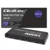 Qoltec 51799 Aktiver HDMI-Splitter 4 x HDMI 4K x 2K | 6 Gb/s | 60 Hz