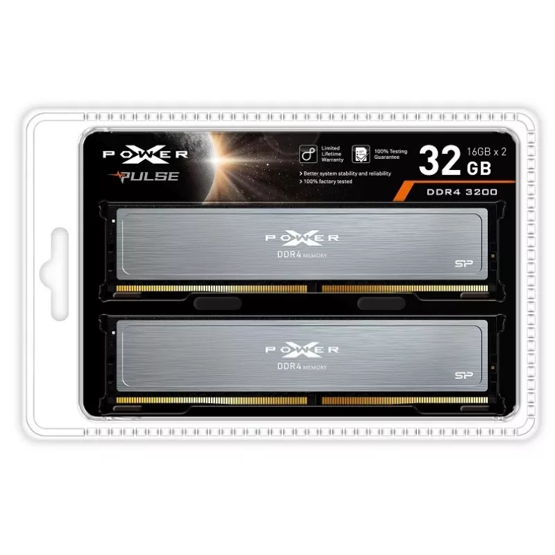 DDR4 Desktop-Speicher Silicon Power XPOWER Pulse 32 GB (2x16 GB) 3200 MHz CL16 288-Pin DIMM 1,35 V