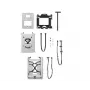 Speicherträger-Einschub Lenovo 4XF1M24243 Full Tower Schwarz Edelstahl