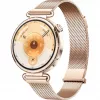 Smartwatch HUAWEI WATCH GT6 1,32 Zoll AMOLED, 41 mm, Edelstahl, Gold, Milanese-Armband, IP69, 14-Tage-Batterie