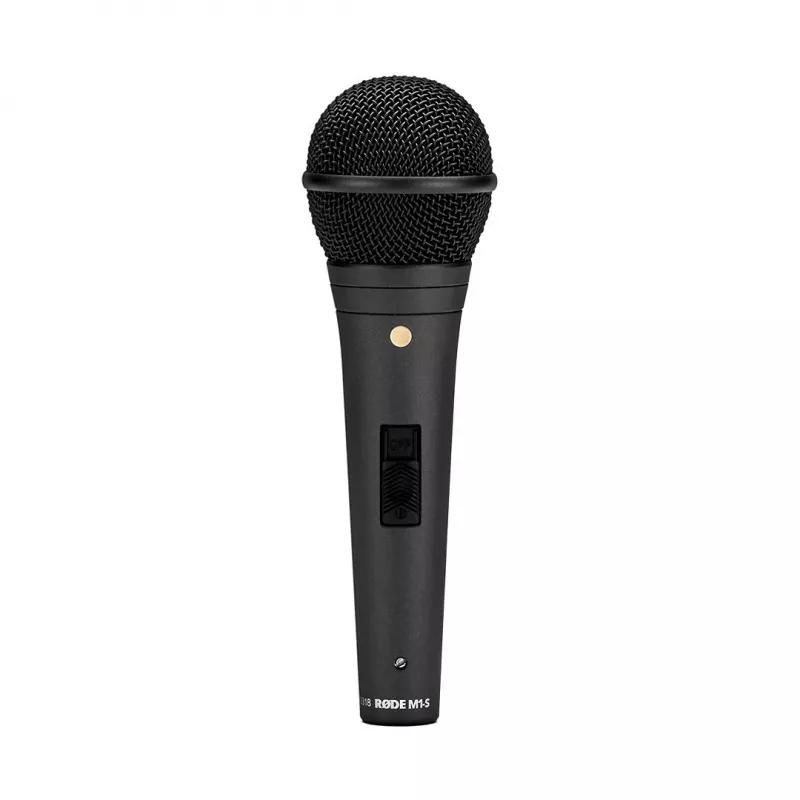 Dynamisches Bühnenmikrofon RODE M1-S — 75–18000 Hz, -56 dB Empfindlichkeit, 320 Ω Ausgang, 187 mm, 360 g, schwarz