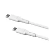 Flüssigsilikon-Festkabel FIXDLS-CC12-WH 60W Weißes USB-Datenkabel