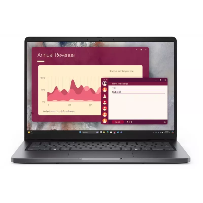 Notebook | DELL | Pro | CPU Intel Core 3 | 100U | 14 | 1920 x 1200 Pixel | RAM 8 GB | DDR5-SDRAM | SSD 512 GB | Dedizierte Grafik nicht verfügbar | On-Board-Grafik Ja | BS installiert