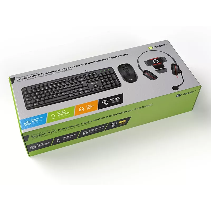 Kabelloser 4-in-1 Multi-Office-Drucker TRACER 46695 mit USB-Konnektivität