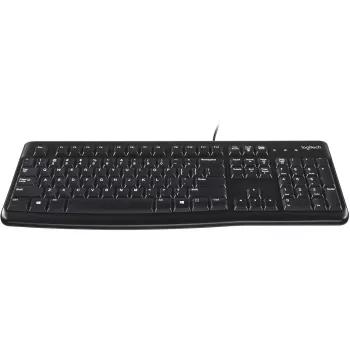 Logitech K120 Tastatur USB QWERTY Spanisch Schwarz (920-002499)