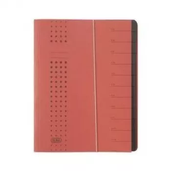 ELBA chic-Expanding File, A4 Red, Compartments 1-12, carton (42496 RO)