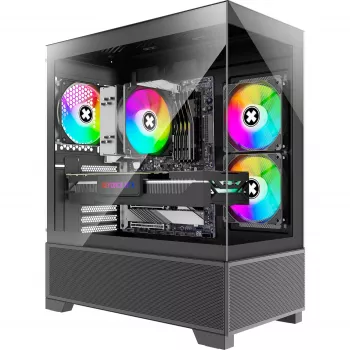 Miditower ATX-Gehäuse ohne Netzteil XG172 Xilence